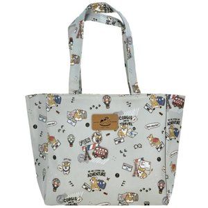 Waterproof Corgi Medium Tote Shoulder Handbag